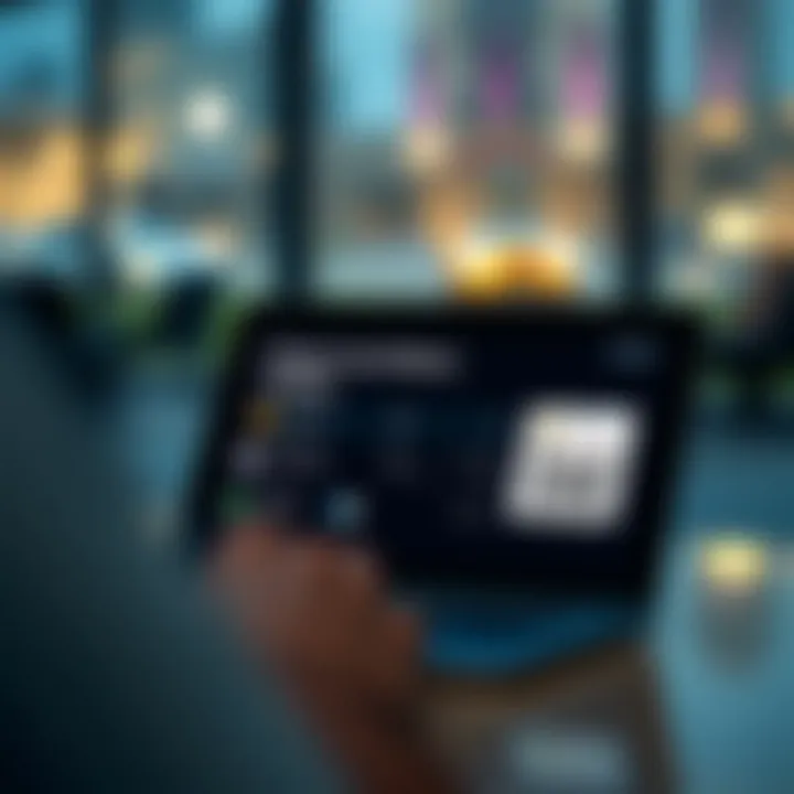 Checking Visa Status Online in Dubai Illustration of a digital device displaying online visa status