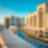 Stunning view of Ocean Heights showcasing its unique architectural design