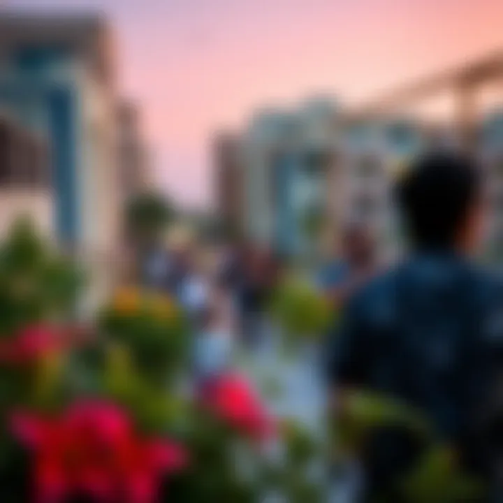 Vibrant community environment surrounding Ocean Heights