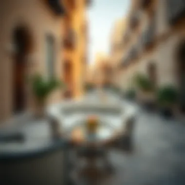 A representation of real estate opportunities in Old Town Dubai, showcasing available properties.