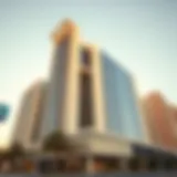 Stunning architectural view of OSHA Plaza Building 1 highlighting its modern design