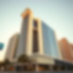 Stunning architectural view of OSHA Plaza Building 1 highlighting its modern design