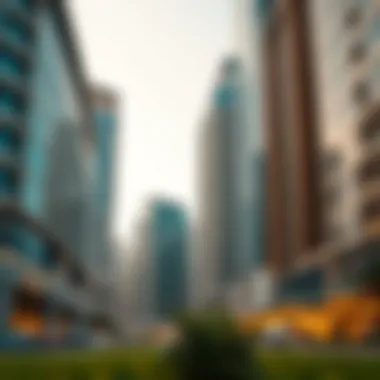 Graphical representation of Dubai real estate market trends influenced by OSHA Plaza Building 1