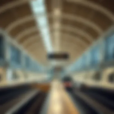 Oud Metha Metro Station integrated with local amenities