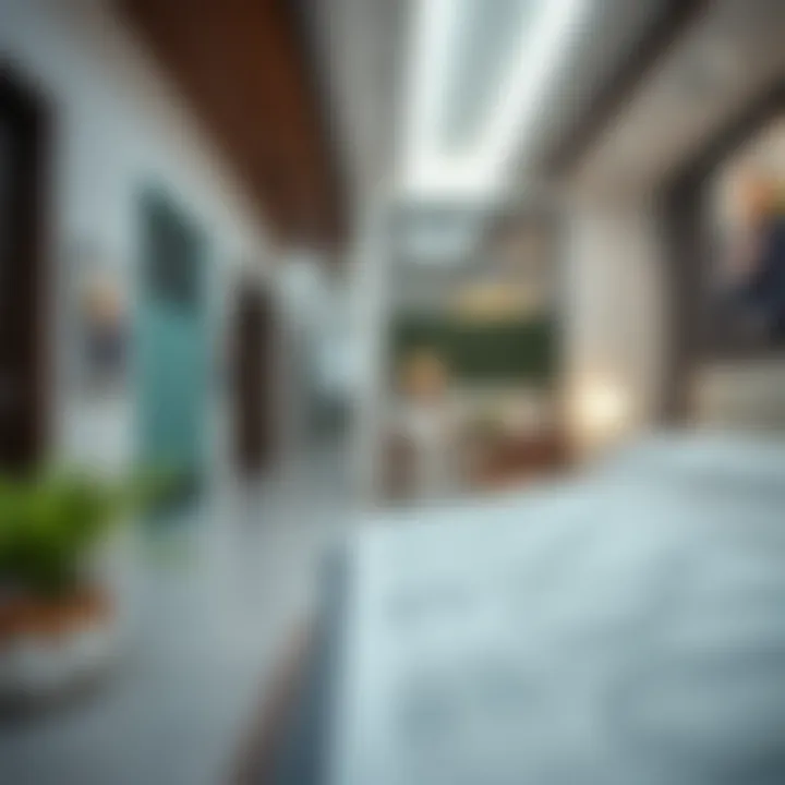 Close-up of a rental listing on Dubizzle with details of partition for rent