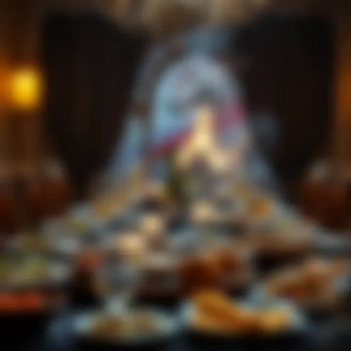 Iftar Meal Traditions Traditional Iftar spread on a table