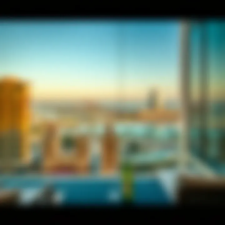 Prime location of Roda Amwaj Suites with nearby attractions