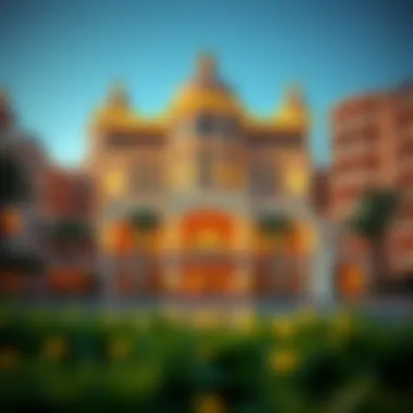 Luxurious exterior view of Royal Regency Suites Marina