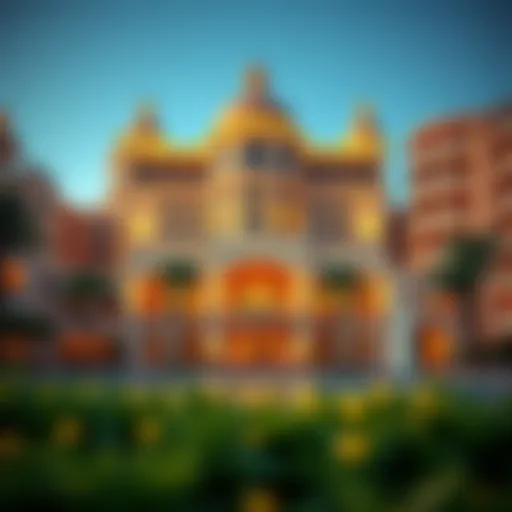 Luxurious exterior view of Royal Regency Suites Marina