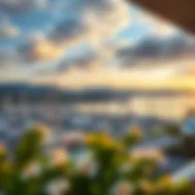 Panoramic view of Marina from Royal Regency Suites