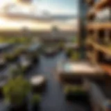 Aerial view of Savoy Park Hotel Apartments showcasing the surrounding area