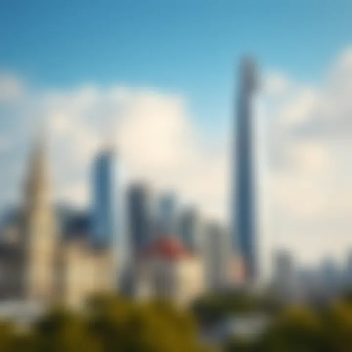 Nearby iconic landmarks visible from Savoy Park Hotel Apartments