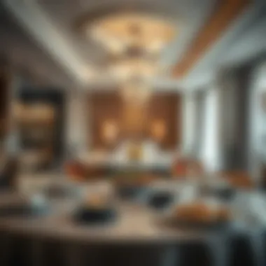 Dining area showcasing culinary delights