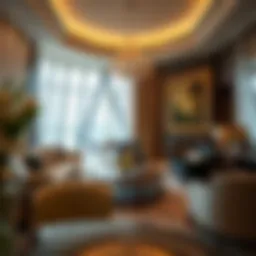 Luxurious living space at Savoy Suites