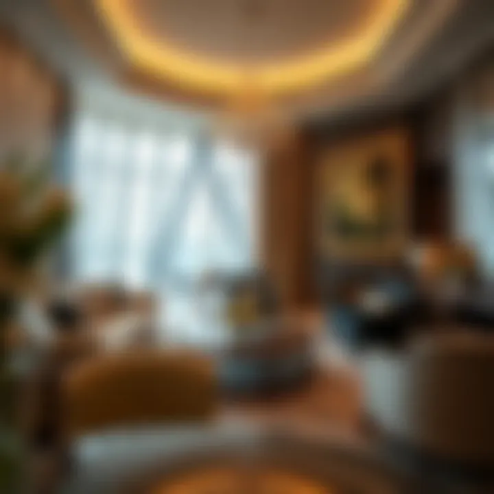 Luxurious living space at Savoy Suites