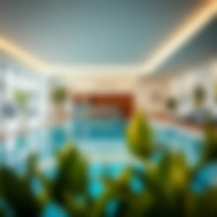 Amenities such as a swimming pool and gym in Discovery Gardens