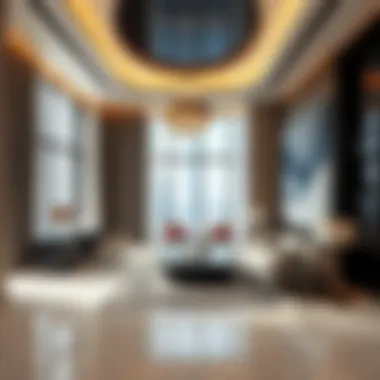 Elegant Interior Design of Shatha Tower Elegant interior of Shatha Tower showcasing modern design