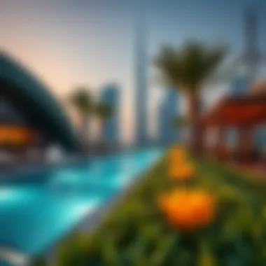 Surrounding Amenities Near Shatha Tower Surrounding amenities near Shatha Tower in Dubai
