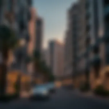 Investment opportunities highlighted in a vibrant Dubai neighborhood