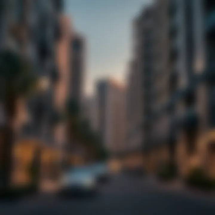 Investment opportunities highlighted in a vibrant Dubai neighborhood