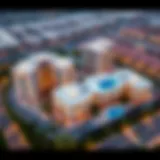 Aerial view of Sobha Creek Vistas showcasing its modern architecture