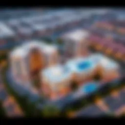 Aerial view of Sobha Creek Vistas showcasing its modern architecture