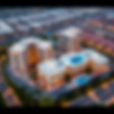 Aerial Perspective of Sobha Creek Vistas Aerial view of Sobha Creek Vistas showcasing its modern architecture