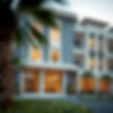 Stunning architectural facade of Sobha Ivory 2 showcasing luxury