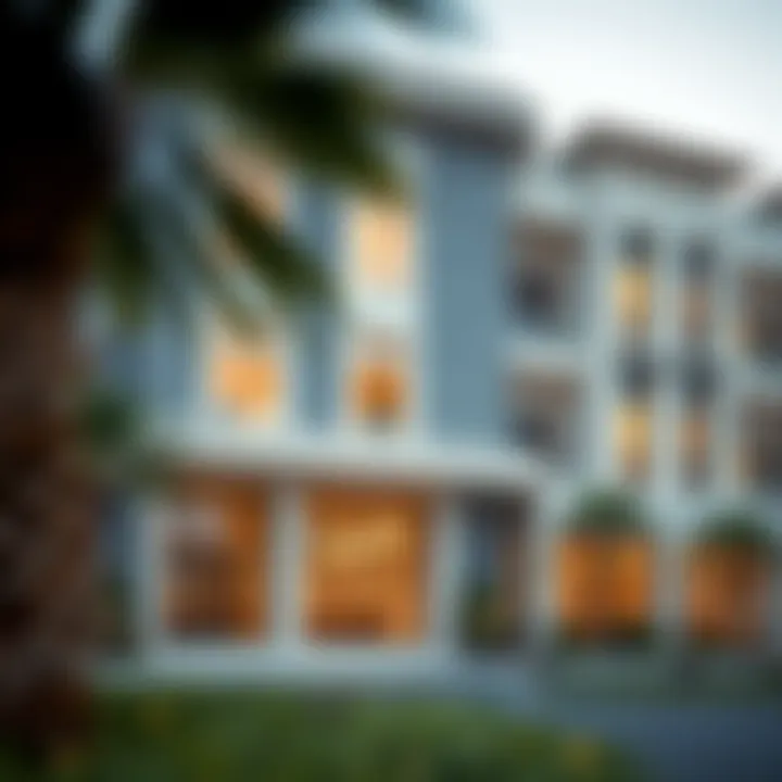 Stunning architectural facade of Sobha Ivory 2 showcasing luxury