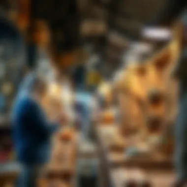 Artisan Crafts at Souk Al Kabeer Local artisans showcasing their crafts in Souk Al Kabeer