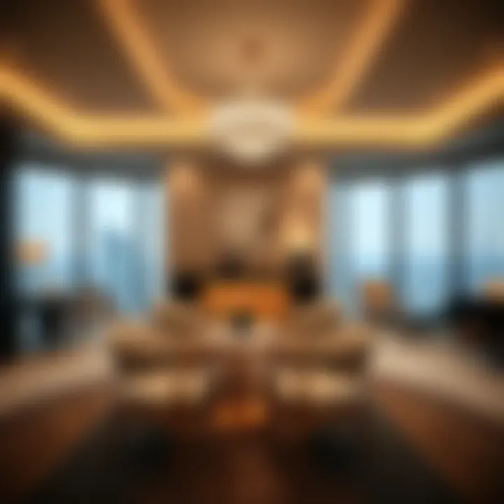 Elegant interior design of a St. Regis Residence