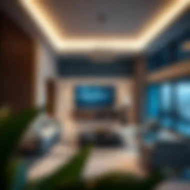 Luxury Living: An Insight into Dubai's Real Estate Interior of luxury real estate showcasing modern living
