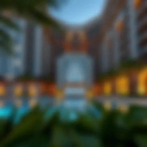 Exterior view of The One Palm Jumeirah showcasing its architectural elegance