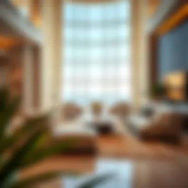 Luxurious interior design of a residence in The One Palm Jumeirah