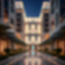 A stunning view of the architectural design of Tilal Al Ghaf Harmony 3