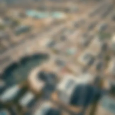 Aerial view of Al Barsha 1 showcasing urban layout