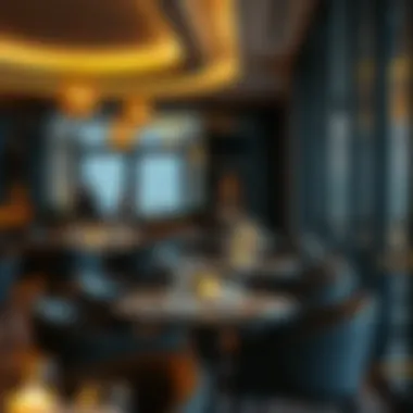 Dining scene in a Dubai restaurant