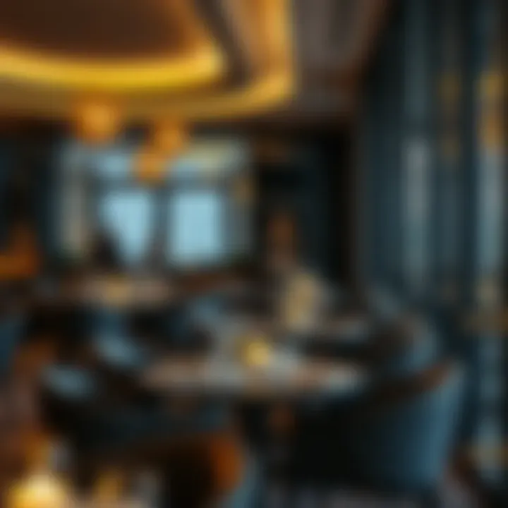 Dining scene in a Dubai restaurant