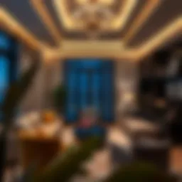 Luxurious apartment interior in Dubai