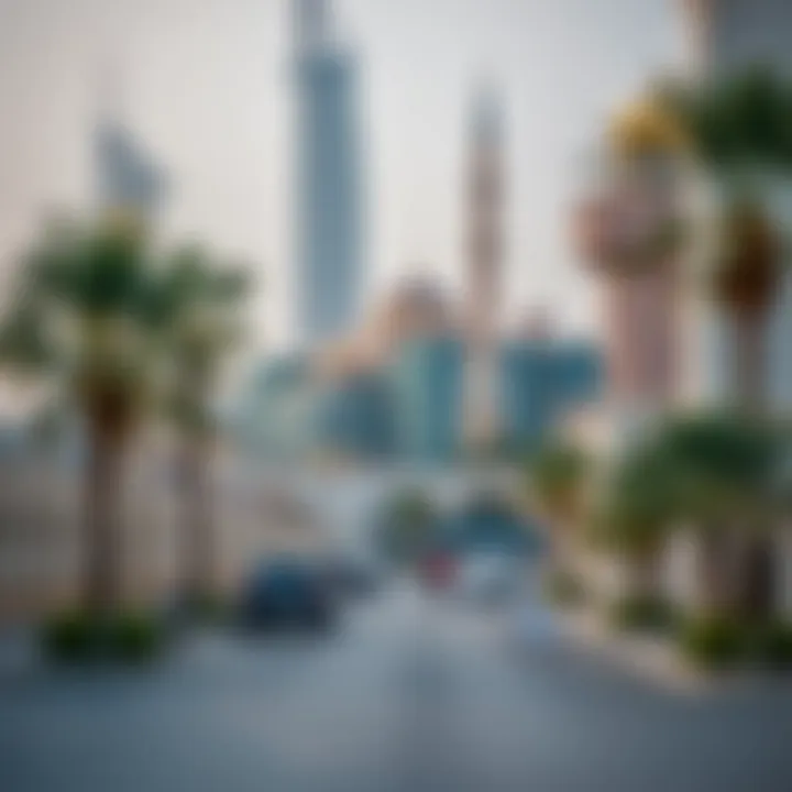 Historical landmarks in مجلس ام سقيم blending with contemporary structures