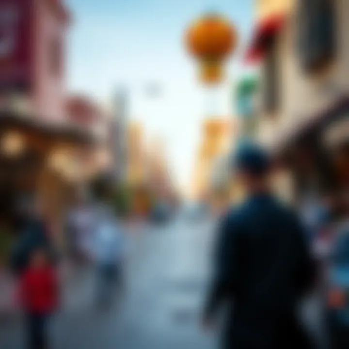 Vibrant street scene reflecting the culture of مجلس ام سقيم