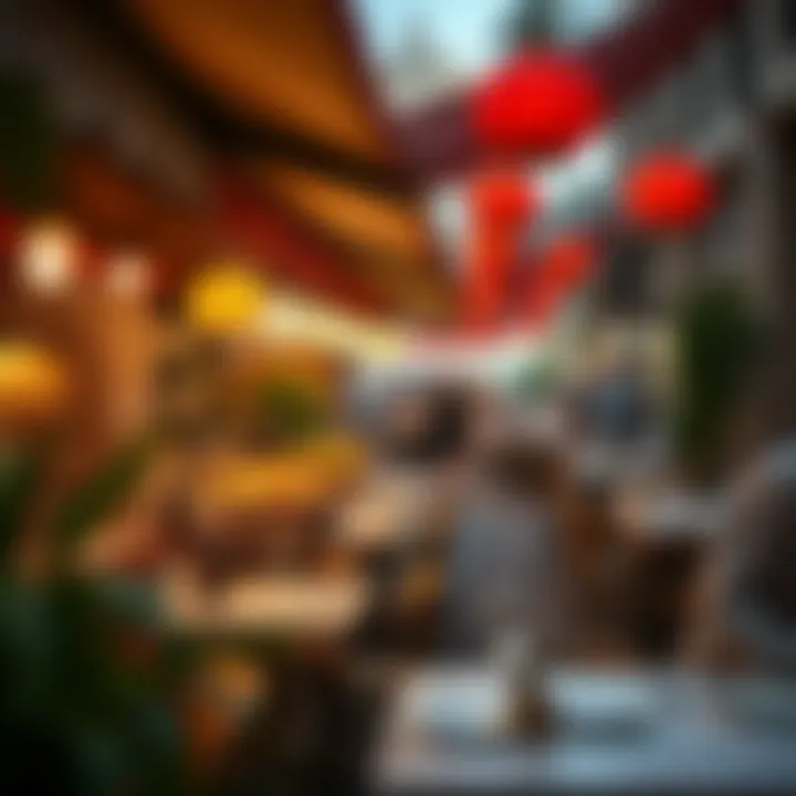 Dining Out: A Taste of UAE Lifestyle Choices Market scene showcasing local dining options