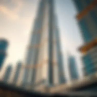 The Exquisite Design of Burj Khalifa A close-up of Burj Khalifa's architectural details