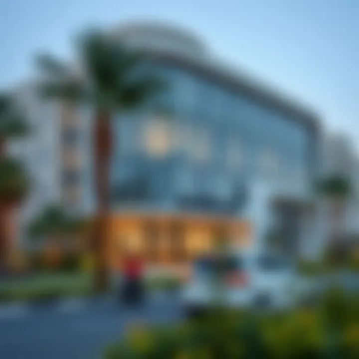 A modern healthcare facility in Abu Dhabi