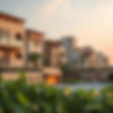 Residential buildings in Abu Dhabi showcasing housing options