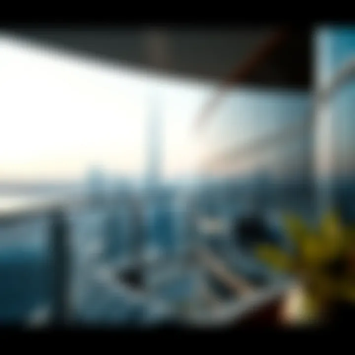 Panoramic view showcasing Dubai's skyline near النوف 3