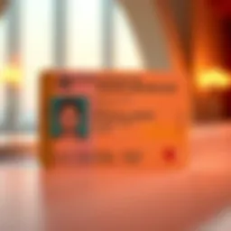 Resident Identity Card layout in Dubai