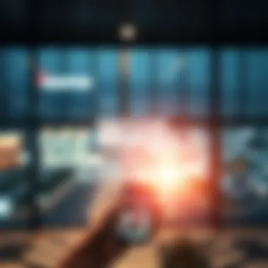 Illustration showcasing seamless digital access to government services