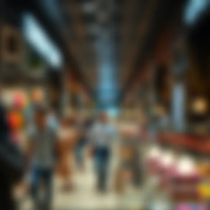 Shoppers enjoying a vibrant shopping atmosphere inside Union Coop