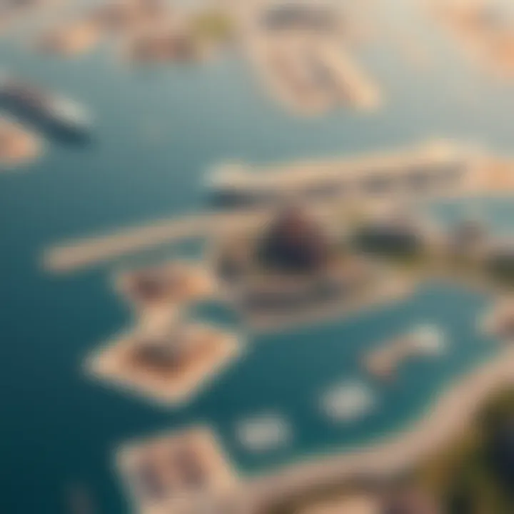 A map highlighting the strategic location of Yas Island within Dubai